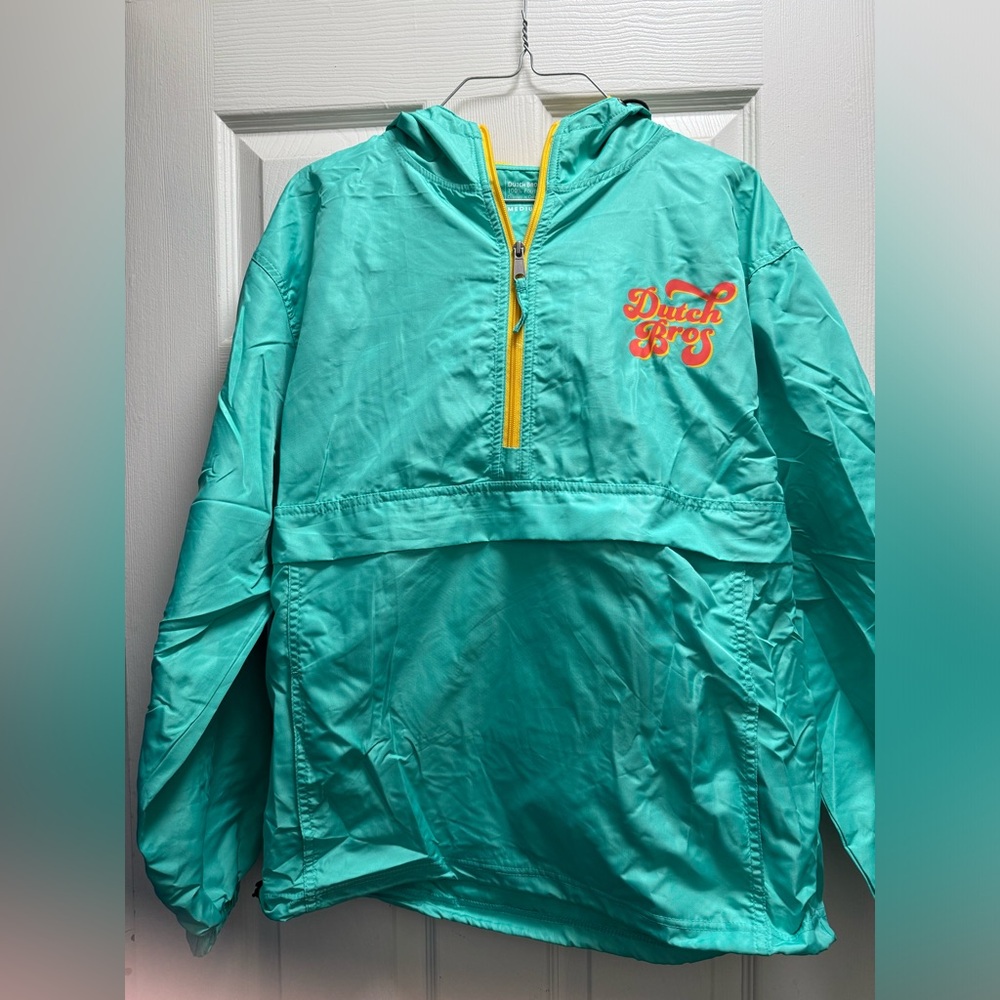 dutch bros pullover windbreaker